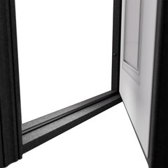 Дверь входная Torex Крафт Скай Беленый правая дуб беленый - черный шелк с зеркалом 950х2050 мм - фото 10