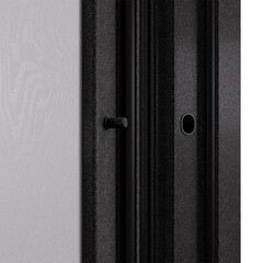 Дверь входная Torex Крафт Скай Беленый левая дуб беленый - черный шелк с зеркалом 860х2050 мм - фото 9