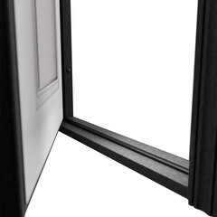 Дверь входная Torex Крафт Скай Беленый левая дуб беленый - черный шелк с зеркалом 950х2050 мм - фото 10