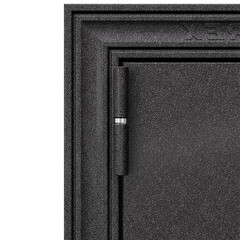 Дверь входная Torex Крафт Дуал левая кт белый - черный шелк 950х2050 мм - фото 9