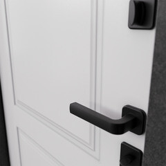 Дверь входная Torex Крафт Дуал правая кт белый - черный шелк 860х2050 мм - фото 13