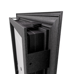 Дверь входная Torex Крафт Дуал левая кт белый - черный шелк 950х2050 мм - фото 12