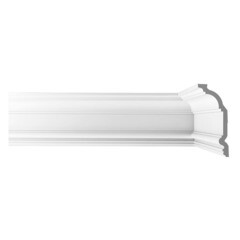Плинтус потолочный из экополимера ударопрочный 140х60х2000 мм Bello Deco XPS К2 - фото 4