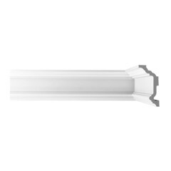 Плинтус потолочный из экополимера ударопрочный 100х50х2000 мм Bello Deco XPS К4 - фото 6