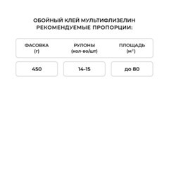 Клей для флизелиновых обоев Quelyd Мульти-флизелин 80 кв.м 450 г - фото 2