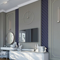 Плинтус потолочный из экополимера ударопрочный 120х70х2000 мм Bello Deco XPS К18 - фото 2