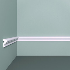 Молдинг из экополимера ударопрочный 25х12х2000 мм под покраску Bello Deco XPS M 11 белый - фото 7