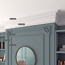 Молдинг из экополимера ударопрочный 25х12х2000 мм под покраску Bello Deco XPS M 11 белый