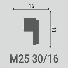 Молдинг из экополимера ударопрочный 30х16х2000 мм под покраску Bello Deco XPS M 25 белый - фото 6