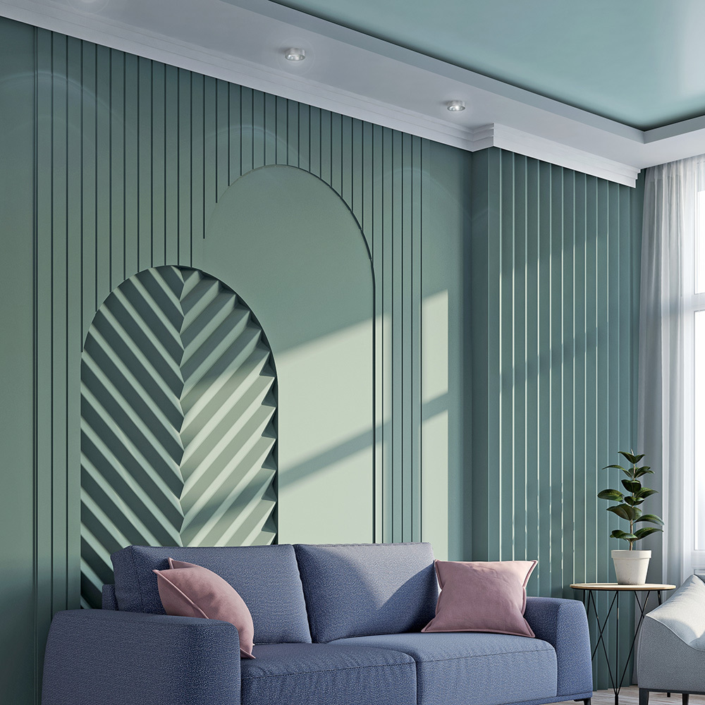 фото Плинтус потолочный из экополимера ударопрочный 40х100х2000 мм bello deco xps к13h