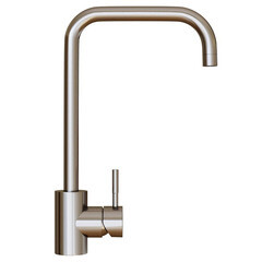 Смеситель для кухни Mixline Mlss сатин с высоким изливом однорычажный (MLSS-0301) - фото 5