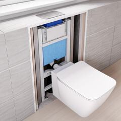 Инсталляция Ideal Standard Prosys для подвесного унитаза низкая без кнопки (R009067) - фото 5