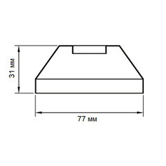 Отражатель декоративный для полотенцесушителя 3/4 d77 мм высокий хром - фото 2