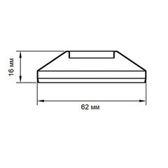 Отражатель декоративный для полотенцесушителя Smart 3/4 d73 мм средний белый - фото 2