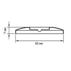 Отражатель декоративный для полотенцесушителя Smart 1/2 d73 мм плоский черный - фото 2