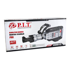 Отбойный молоток электрический P.I.T. GSH90-C2 2500 Вт 75 Дж HEX 30 - фото 2