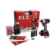 Гайковерт ударный аккумуляторный бесщеточный P.I.T. PIW20H-300B/4 20 В 4 Ач Li-Ion 1 АКБ и ЗУ - фото 5