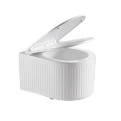 Унитаз подвесной Corsa Deco LXV Tornado безободковый с сиденьем дюропласт микролифт смыв торнадо (WHLXV500ST) - фото 14