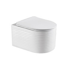 Изображение товара Унитаз подвесной Corsa Deco LXH Tornado безободковый с сиденьем дюропласт микролифт смыв торнадо (WHLXH500ST)