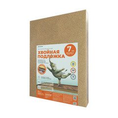 Подложка под ламинат и паркет хвойная Солнце 7 мм 7 кв.м 0,59х0,79 м - фото 1