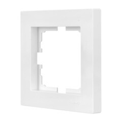 Рамка Lezard Vesna одноместная белая (742-0200-146) - фото 2