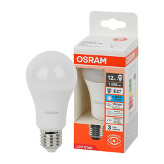 Лампа светодиодная Osram E27 6500К 12 Вт 1055 Лм 230 В груша A60 матовая - фото 8