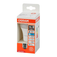 Лампа светодиодная Osram E27 6500К 12 Вт 1055 Лм 230 В груша A60 матовая - фото 7