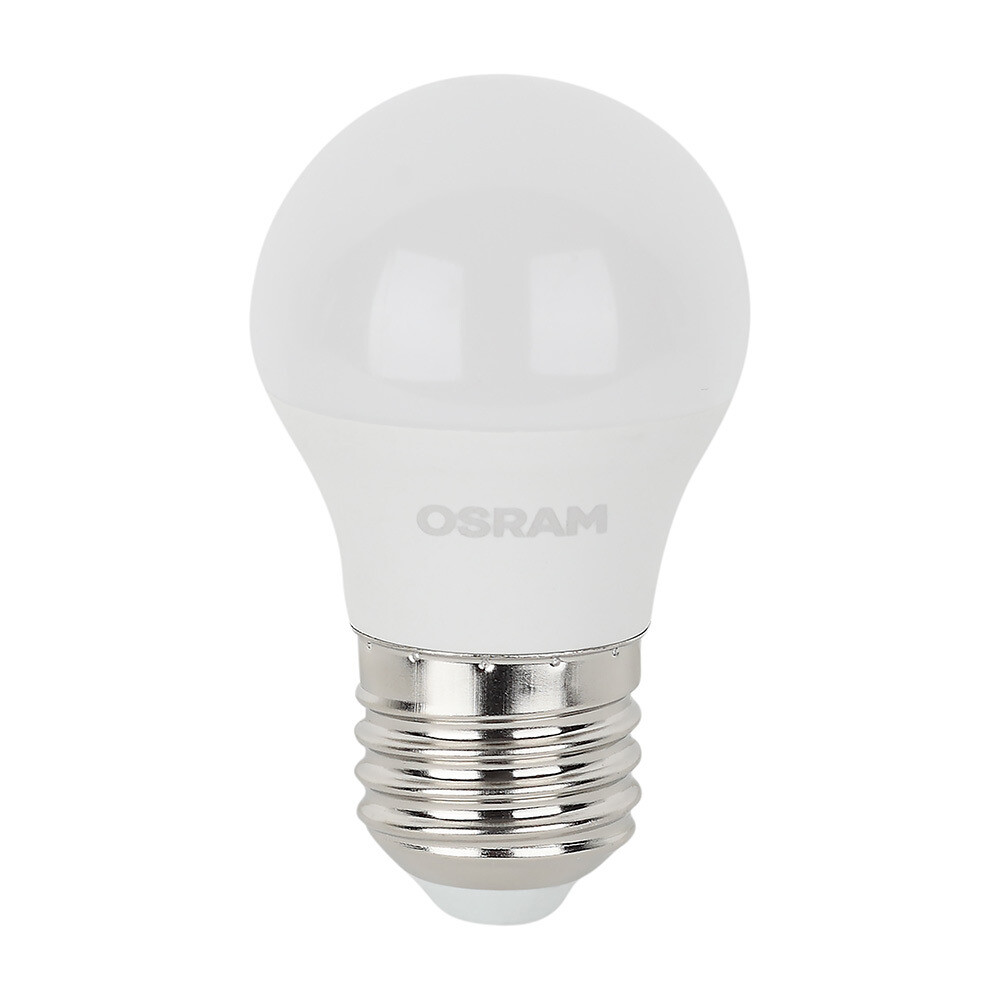 Лампа светодиодная Osram Е27 4000К 7 Вт 600 Лм 230 В шар матовая