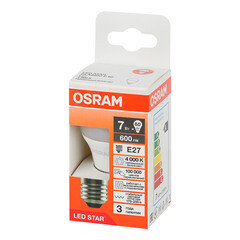 Лампа светодиодная Osram E27 4000К 7 Вт 600 Лм 230 В шар матовая - фото 7