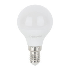 Изображение товара Лампа светодиодная Osram Е14 4000К 7 Вт 600 Лм 230 В шар матовая
