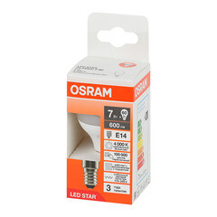 Лампа светодиодная Osram Е14 4000К 7 Вт 600 Лм 230 В шар матовая - фото 7