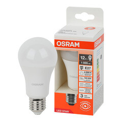 Лампа светодиодная Osram E27 4000К 12 Вт 1055 Лм 230 В груша A60 матовая - фото 8