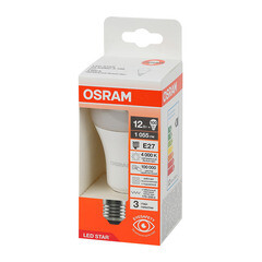 Лампа светодиодная Osram E27 4000К 12 Вт 1055 Лм 230 В груша A60 матовая - фото 7