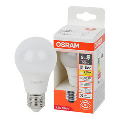 Лампа светодиодная Osram E27 2700К 9 Вт 806 Лм 230 В груша A60 матовая - фото 3