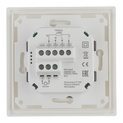 Терморегулятор электронный сенсорный для теплого пола Thermoreg TI-700 NFC белый с поддержкой NFC - фото 5