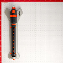 Дождеватель Daewoo металлический осциллирующий 1 режим (DWS 2070) - фото 2