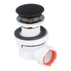 Сифон для раковины Wirquin Pro 1 1/4х32 мм с выпуском черный (30723978) - фото 5