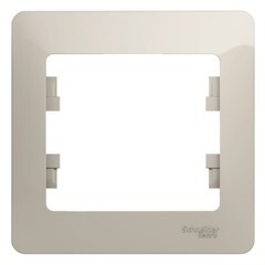 Изображение товара Рамка Systeme Electric Glossa одноместная молочная (GSL000901)