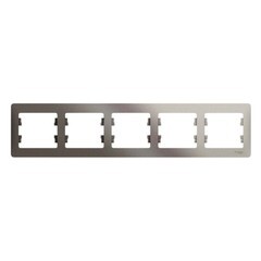 Изображение товара Рамка Systeme Electric Glossa пятиместная платина (GSL001205)