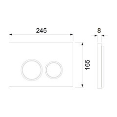 Инсталляция Tece Spring для подвесного унитаза с кнопкой черной со звукоизоляцией (S955104/S401104) - фото 2