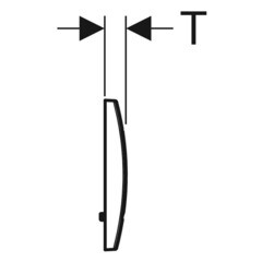 Клавиша смыва для инсталляций Geberit Delta 30 белая (115.137.11.1) - фото 4