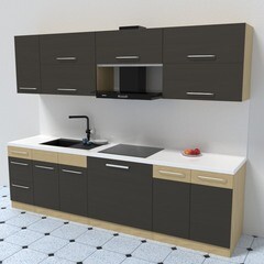 Панель стеновая для кухни искусственный камень с фаской 2400х600х12 мм frosty - фото 2