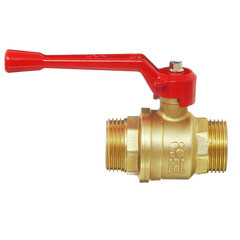 Кран шаровой латунный БАЗ Standart 3/4 НР(ш) х 3/4 НР(ш) проходной ручка прямой (БАЗ.А32.0.20.40) - фото 3