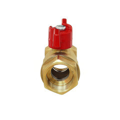 Кран шаровой латунный БАЗ Standart 1/2 ВР(г) х 1/2 ВР(г) проходной бабочка прямой (БАЗ.А30.1.15.40) - фото 4