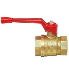 Кран шаровой латунный БАЗ Standart 1/2 ВР(г) х 1/2 ВР(г) проходной ручка прямой (БАЗ.А30.0.15.40) - фото 3