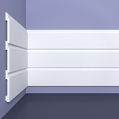 Панель декоративная из экополимера 200х2000х9 мм Bello Deco XPS СП 02/2 белая 0,4 кв.м - фото 9