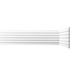 Панель декоративная из экополимера 200х2600х9 мм Bello Deco XPS СП 05/2.6 белая 0,52 кв.м