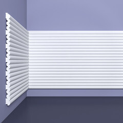 Панель декоративная из экополимера 200х2000х10 мм Bello Deco XPS СП 08/2 белая 0,4 кв.м - фото 9