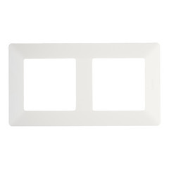 Рамка Legrand Valena Life двухместная белая (754002)