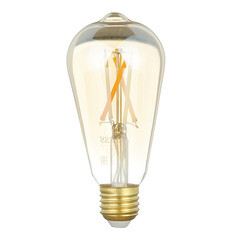 Изображение товара Лампа умная Gauss Smart Home филаментная диммируемая E27 6,5 Вт теплый/холодный 2000-5500 К IP00 ретро